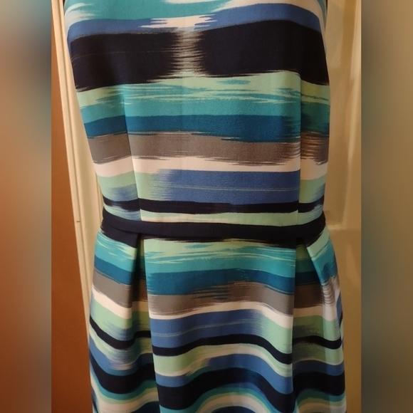 Connected Apparel women's size 6 stripes sleeveless dress - Picture 3 of 10